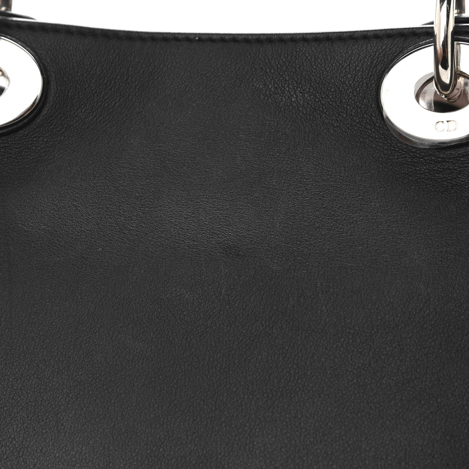 Christian Dior Smooth Calfskin Medium Diorissimo Tote Black Rose Poudre 12 of 12