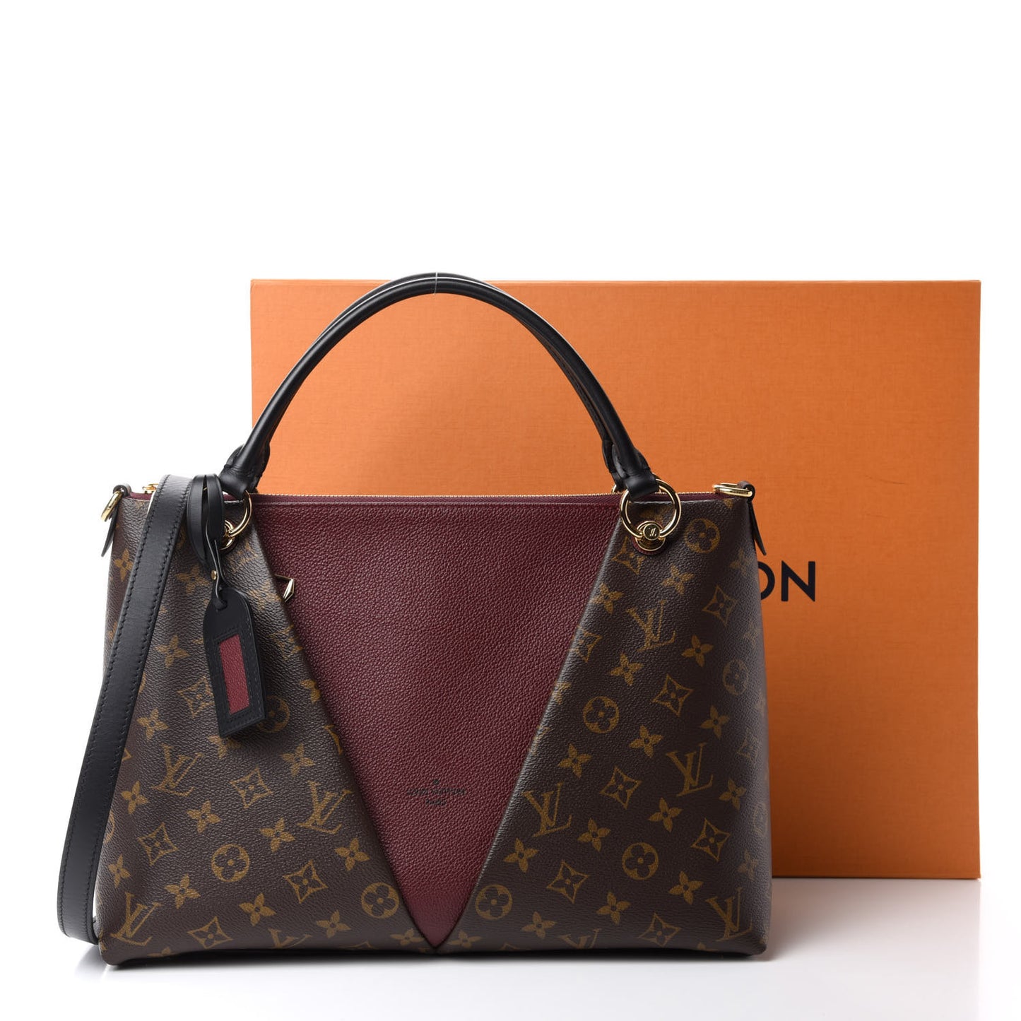 Monogram V Tote MM Bordeaux