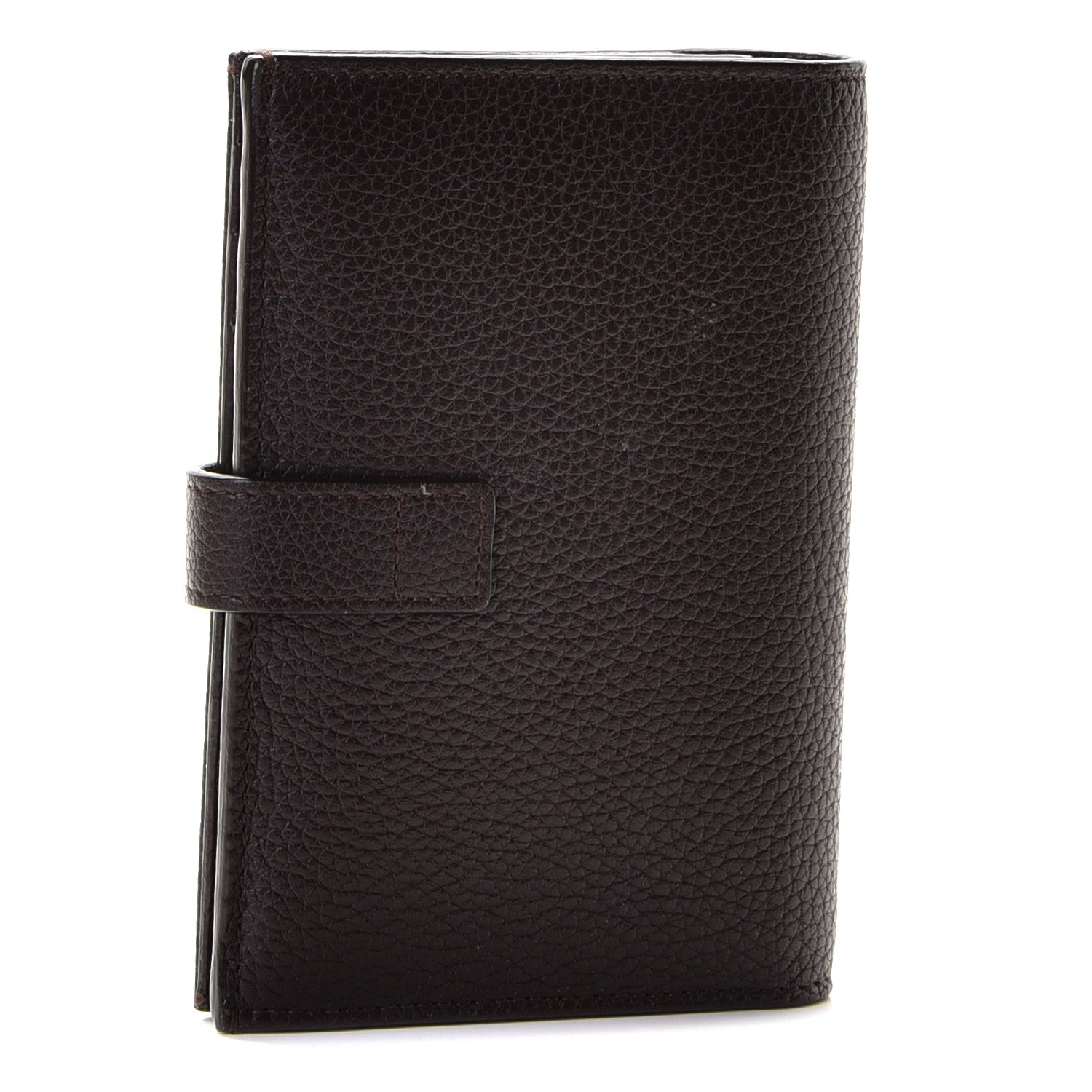 Saint Laurent Grained Calfskin Sac De Jour Compact Wallet Black Tulipe 2 of 9