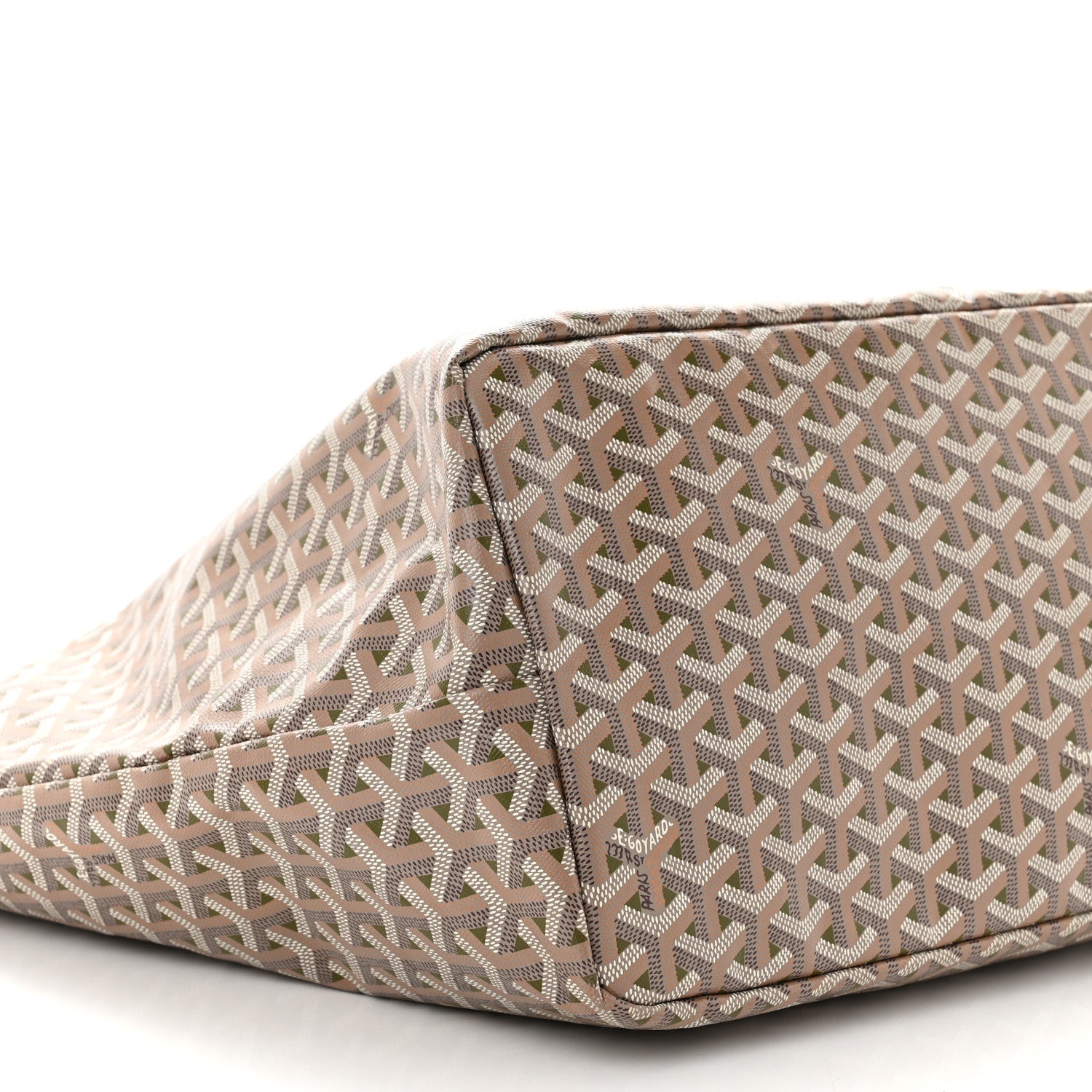 Goyard Goyardine Saint Louis Claire Voie GM Khaki 10 of 14