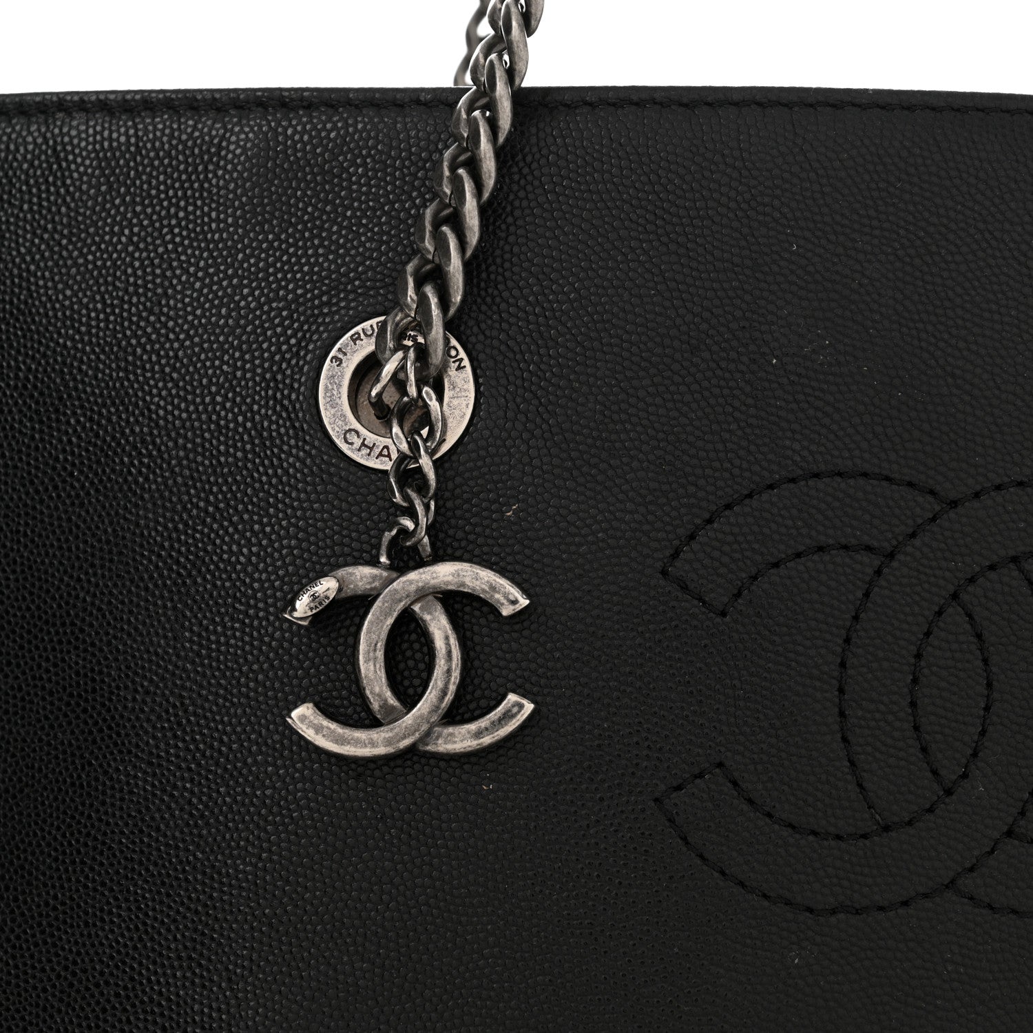 Chanel Caviar Quilted Urban Delight Tote Black 16 of 17