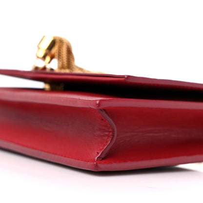 Saint Laurent Smooth Calfskin Classic Monogram Kate Tassel Chain Wallet New Lipstick 8 of 13