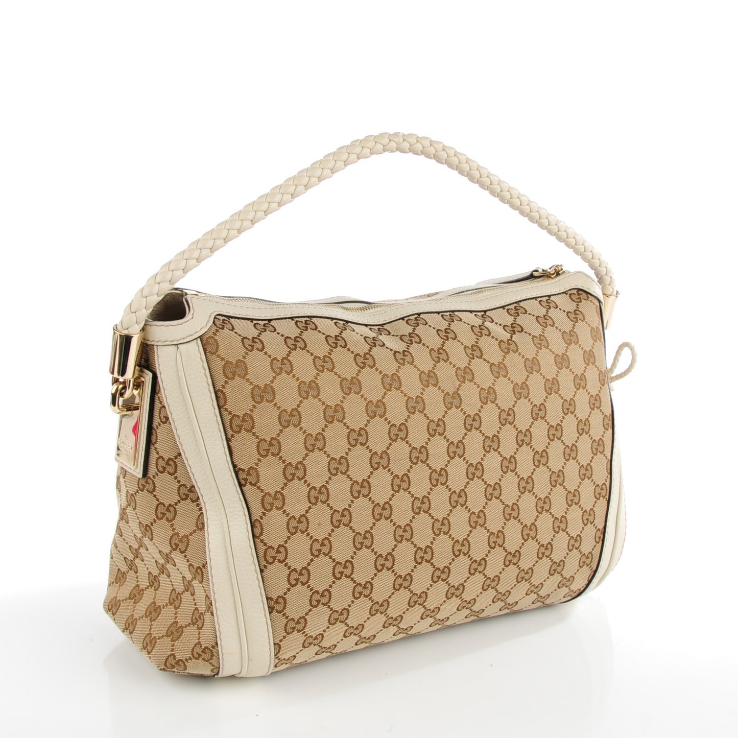 Monogram Medium Bella Hobo Off White