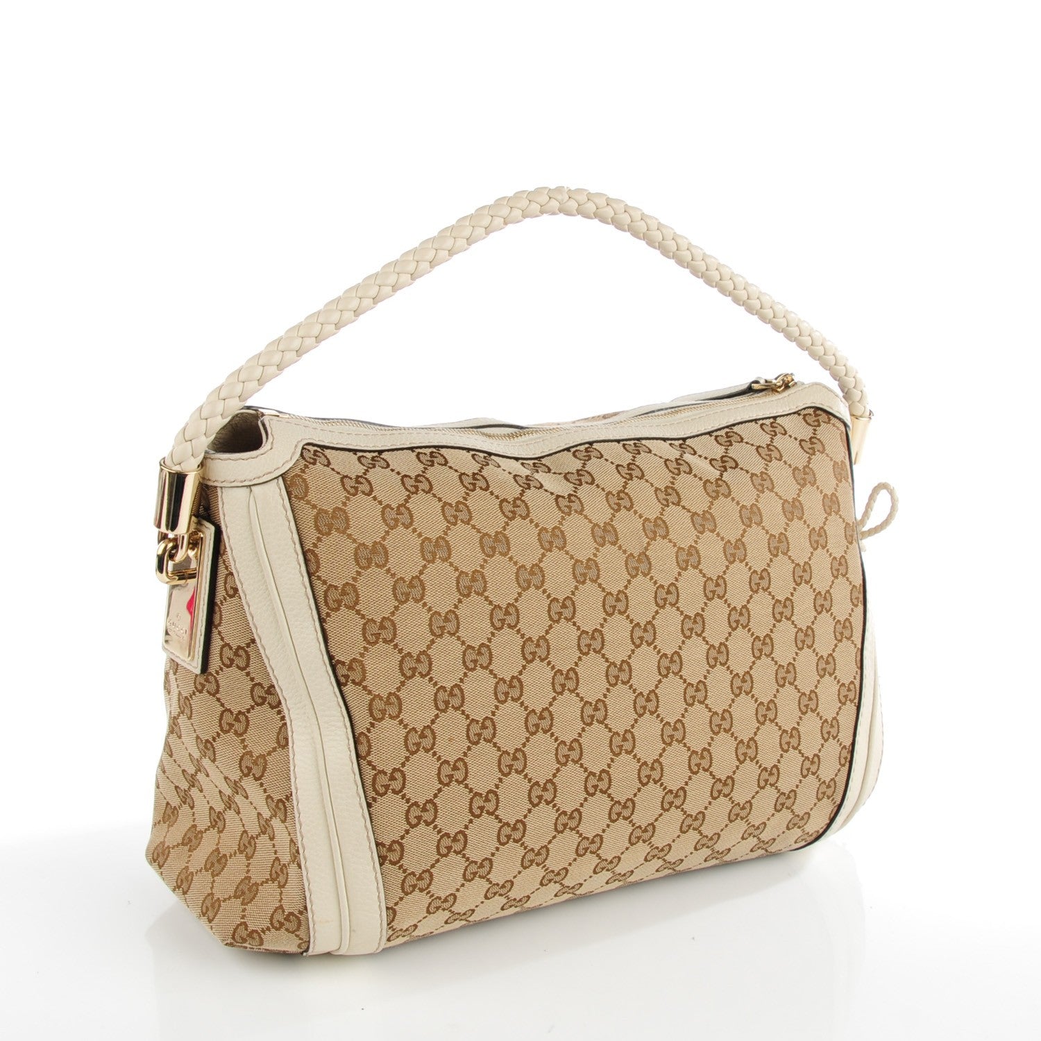 Gucci Monogram Medium Bella Hobo Off White 3 of 8