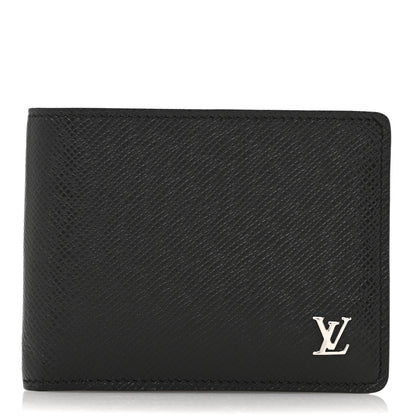 Louis Vuitton Taiga Multiple Wallet Black 1 of 8