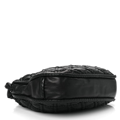 Chanel Lambskin Quilted Hidden Chain Hobo Black 4 of 11