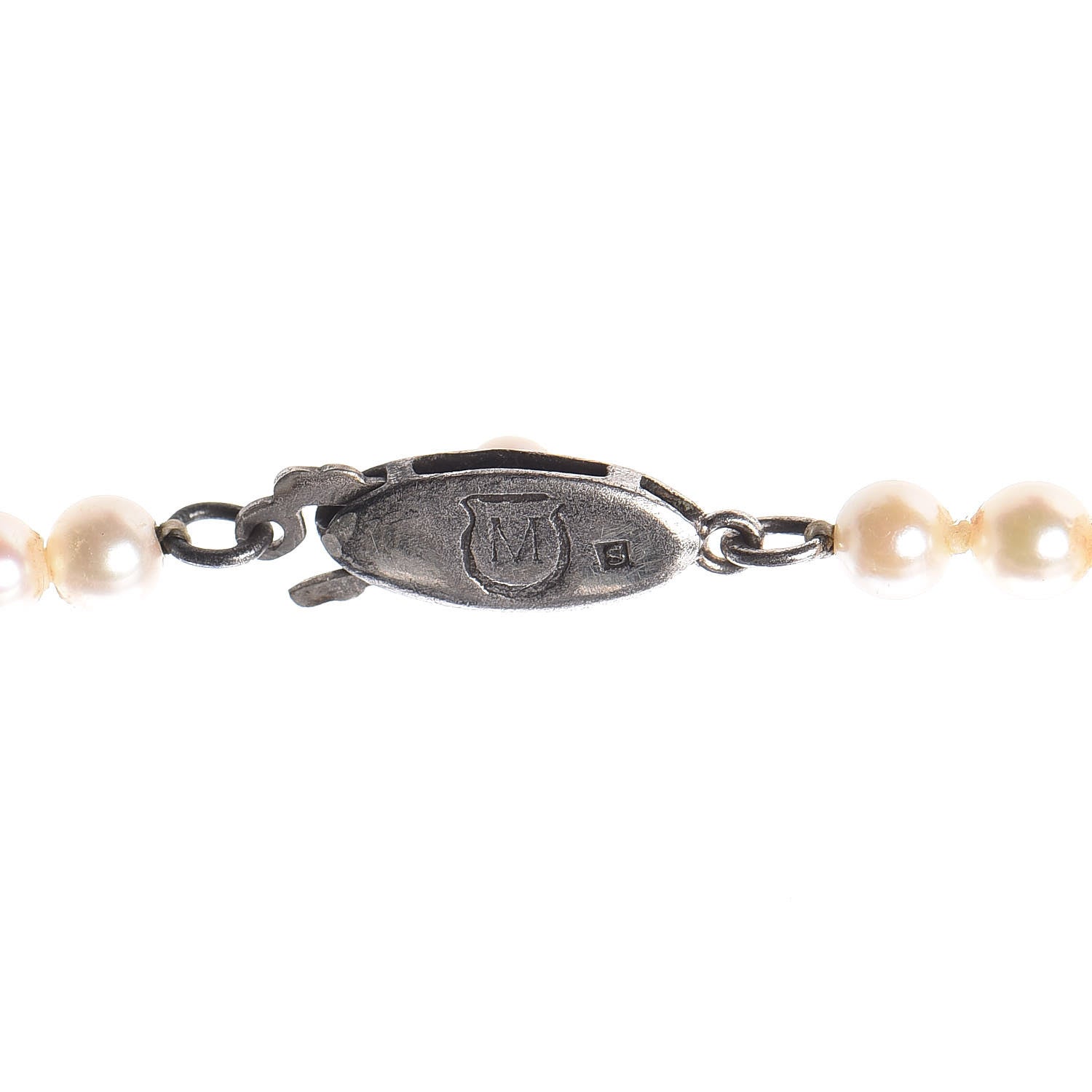 Mikimoto Sterling Silver Akoya Pearl 3.5-7mm Graduated Necklace 4 of 6