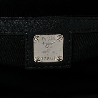MCM Calfskin Ottomar Monogram Fursten Belt Bag Black 6 of 10