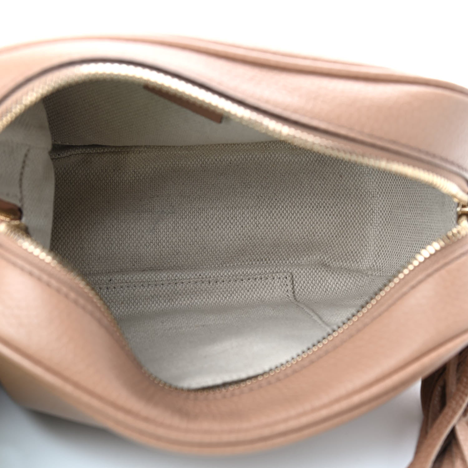 Gucci Pebbled Calfskin Small Soho Disco Bag Camelia 5 of 10