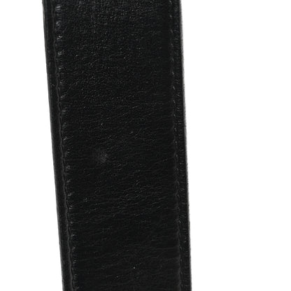 Gucci GG Supreme Monogram Plutone Calfskin Double G Reversible 30mm Belt 85 34 Beige Ebony Black 5 of 6