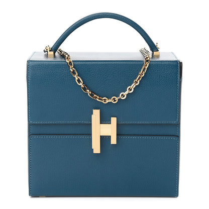 Hermes Chevre Mysore Cinhetic Boxy Top Handle Bag Colvert 1 of 8
