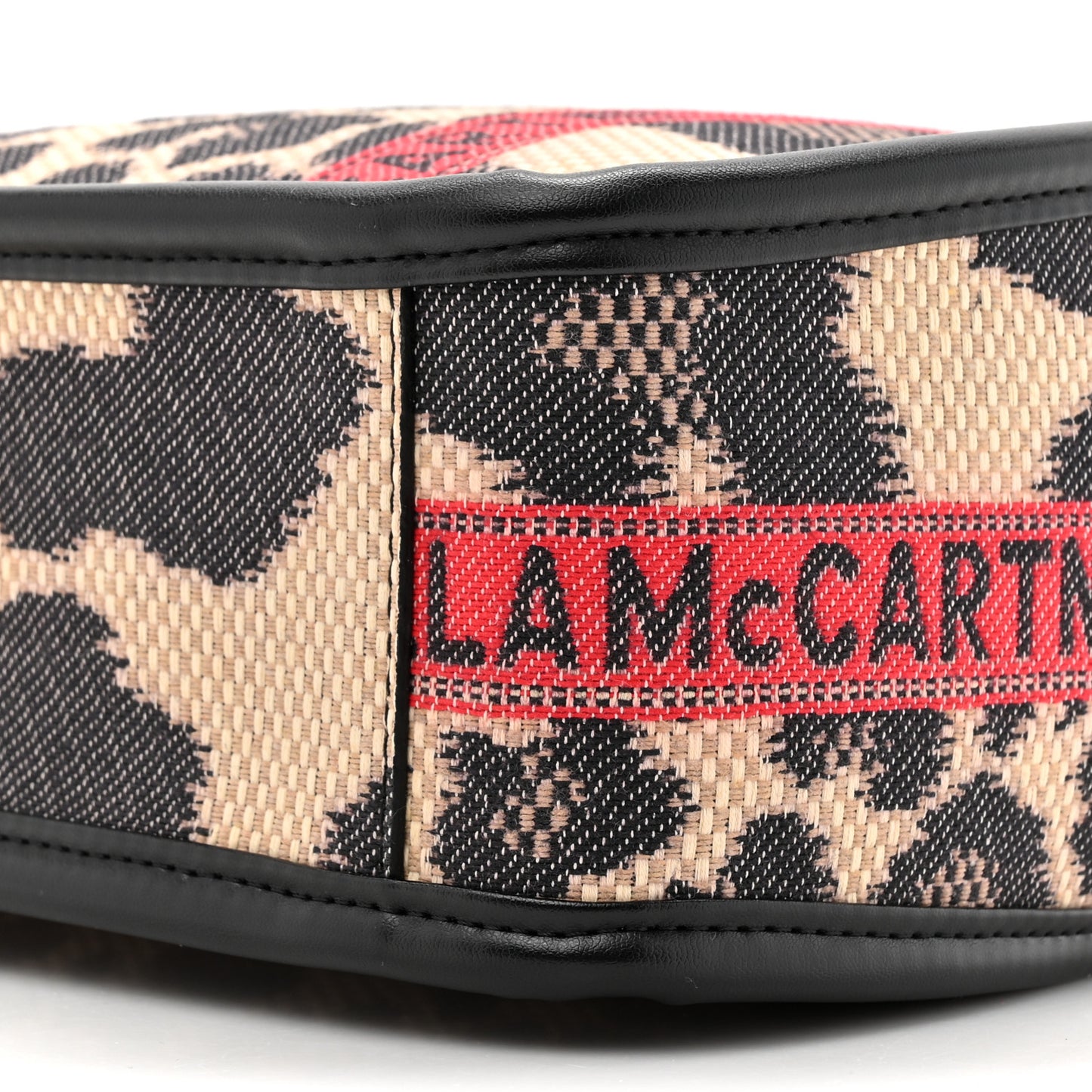 Eco Leopard Logo Mini Crossbody Black