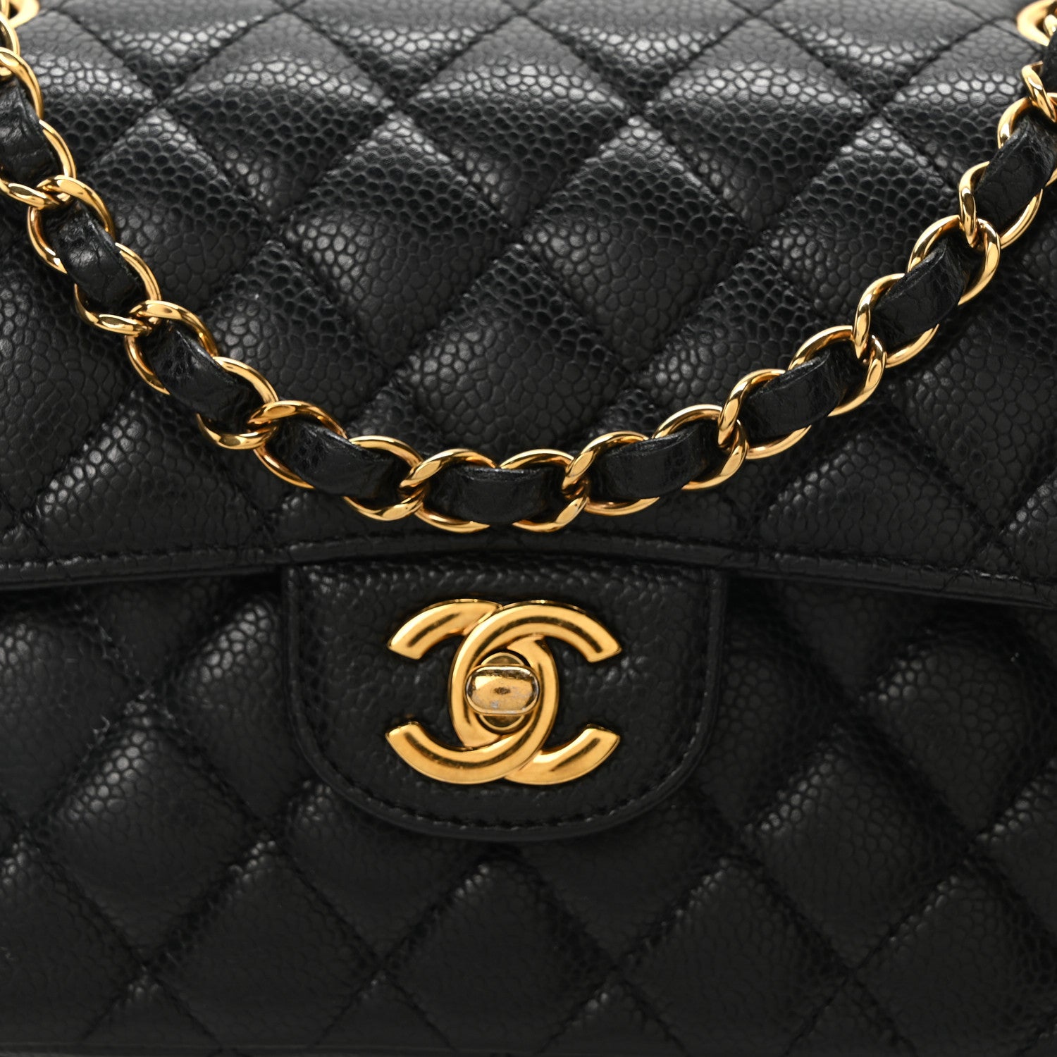 Chanel Caviar Quilted Small Double Flap Black 8 of 11