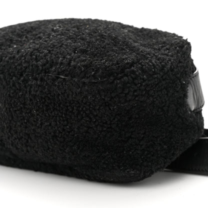 The Row Shearling Calfskin Belt Bag Black 9 of 11