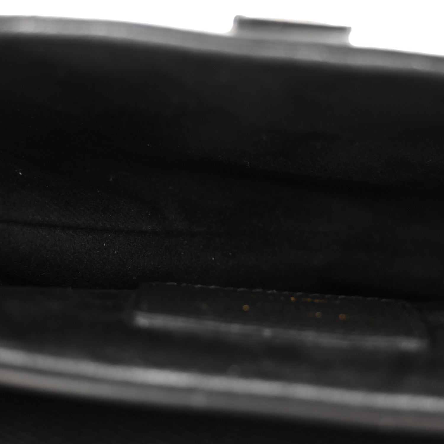 Christian Dior Grained Calfskin Mini Saddle Bag Black 5 of 9