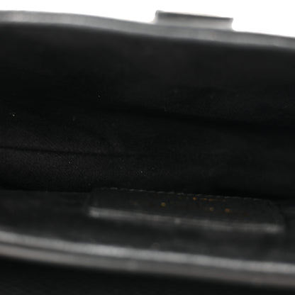 Christian Dior Grained Calfskin Mini Saddle Bag Black 5 of 9