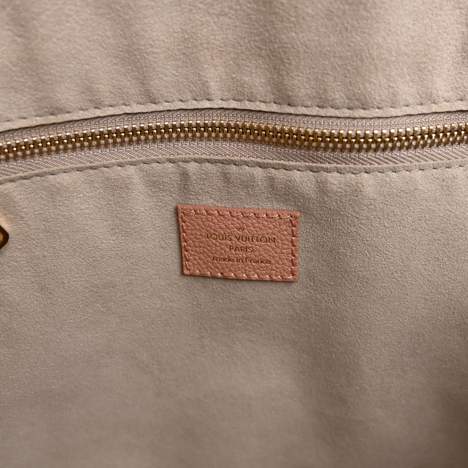 Louis Vuitton Empreinte Monogram Giant Neverfull MM Trianon Pink Cream 6 of 10