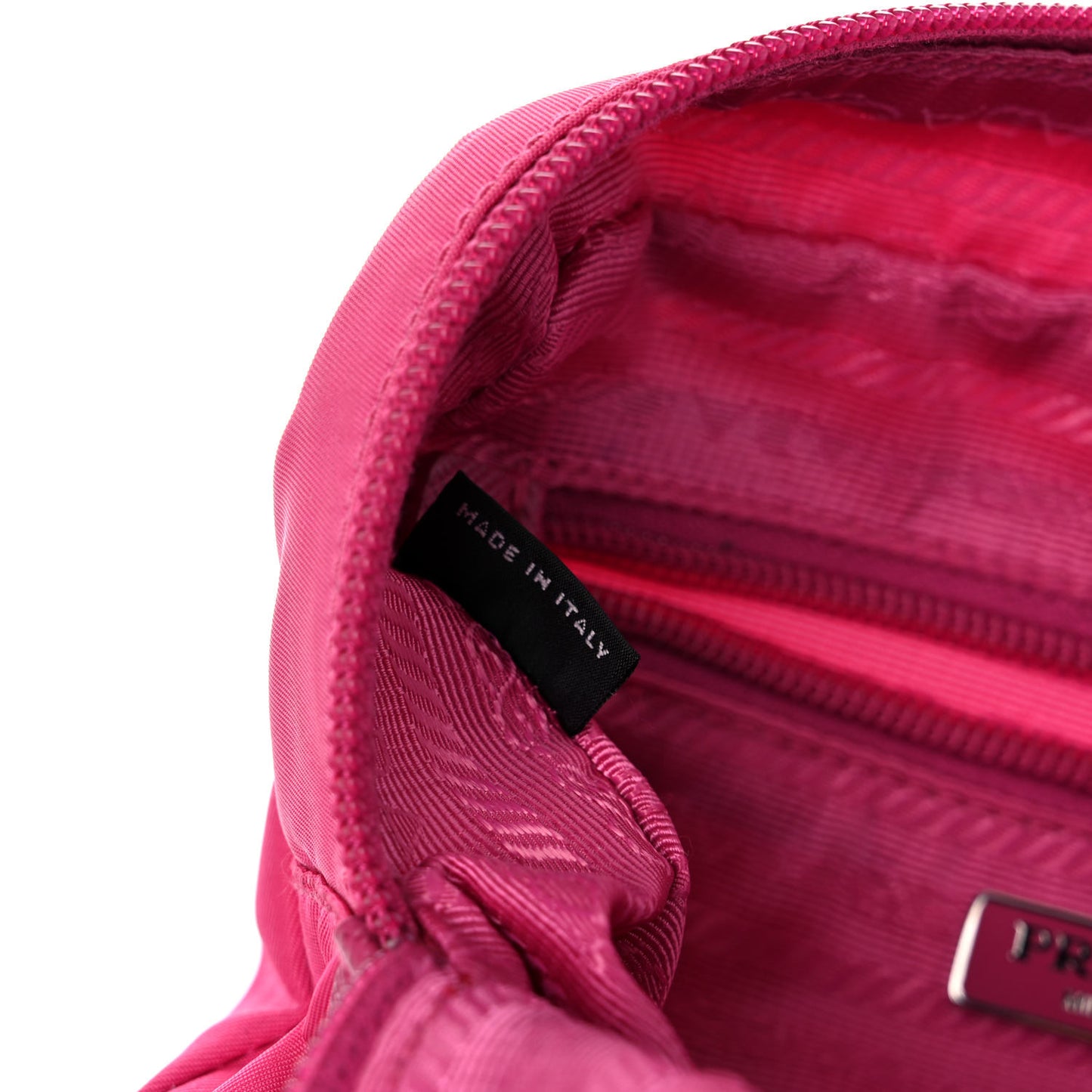 Tessuto Nylon Wristlet Fuxia