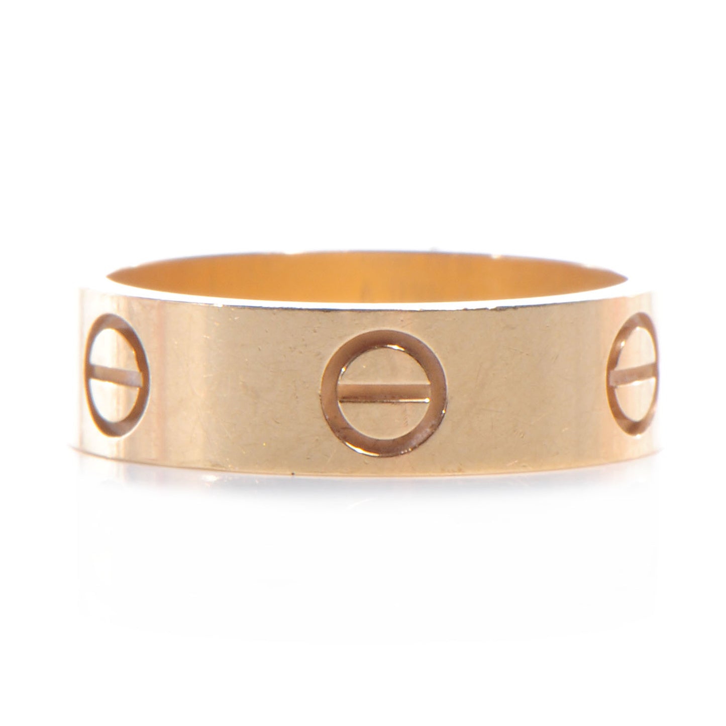 18K Yellow Gold 5.5mm LOVE Ring 53 6.25