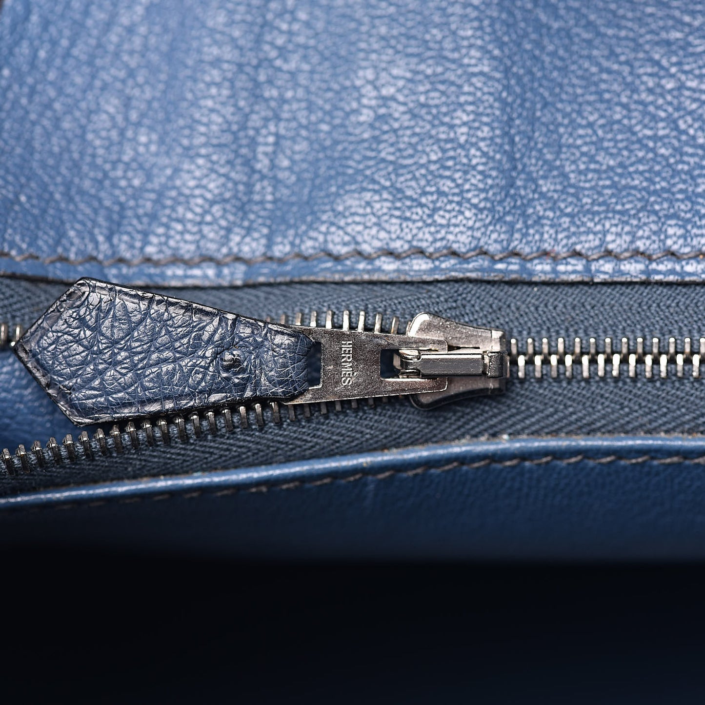 Ostrich Birkin 30 Bleu Roi