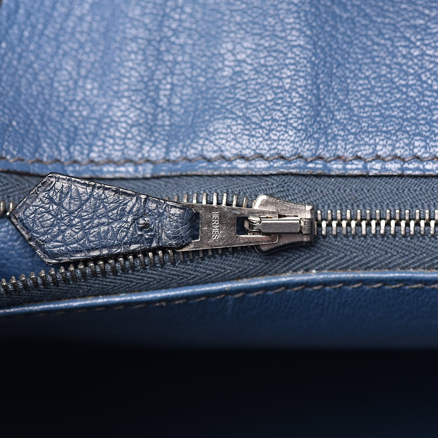 Hermes Ostrich Birkin 30 Bleu Roi 16 of 30