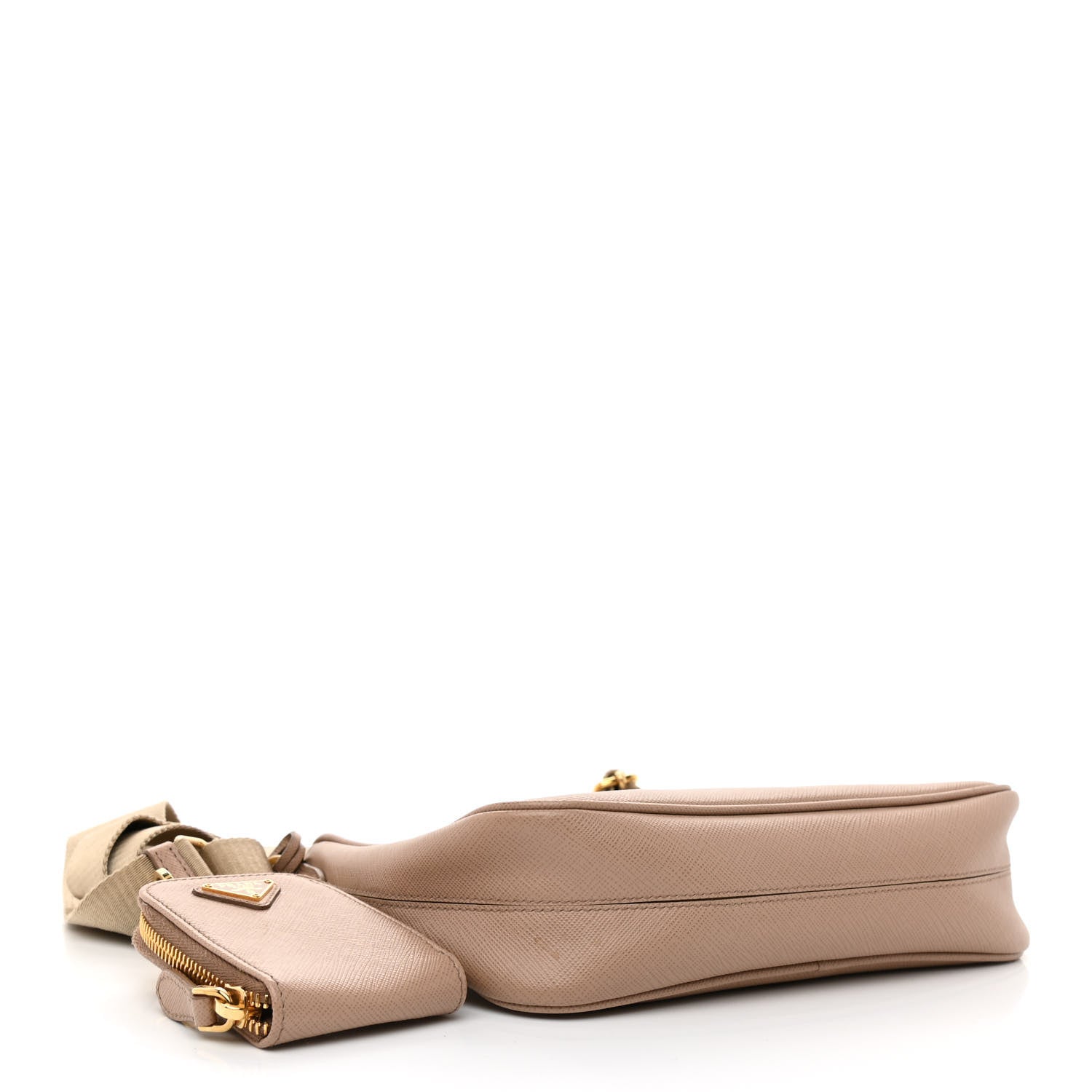 Prada Saffiano Re-Edition 2005 Shoulder Bag Cammeo Beige 4 of 11