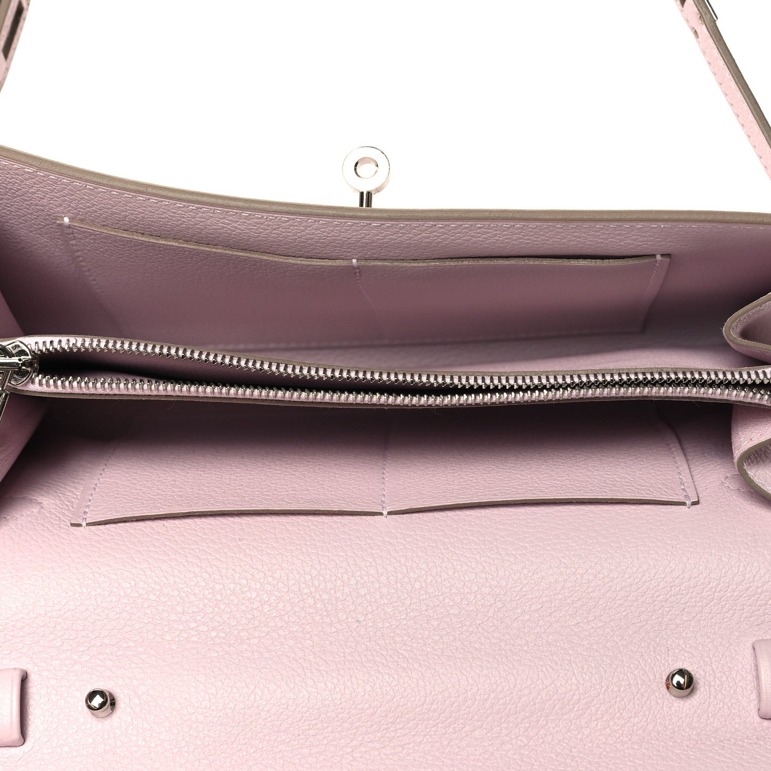 Hermes Evercolor Kelly To Go Wallet Mauve Pale 5 of 10