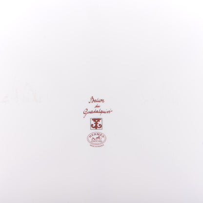 Hermes Porcelain Balcon du Guadalquivir Square Plate n°5 5 of 7