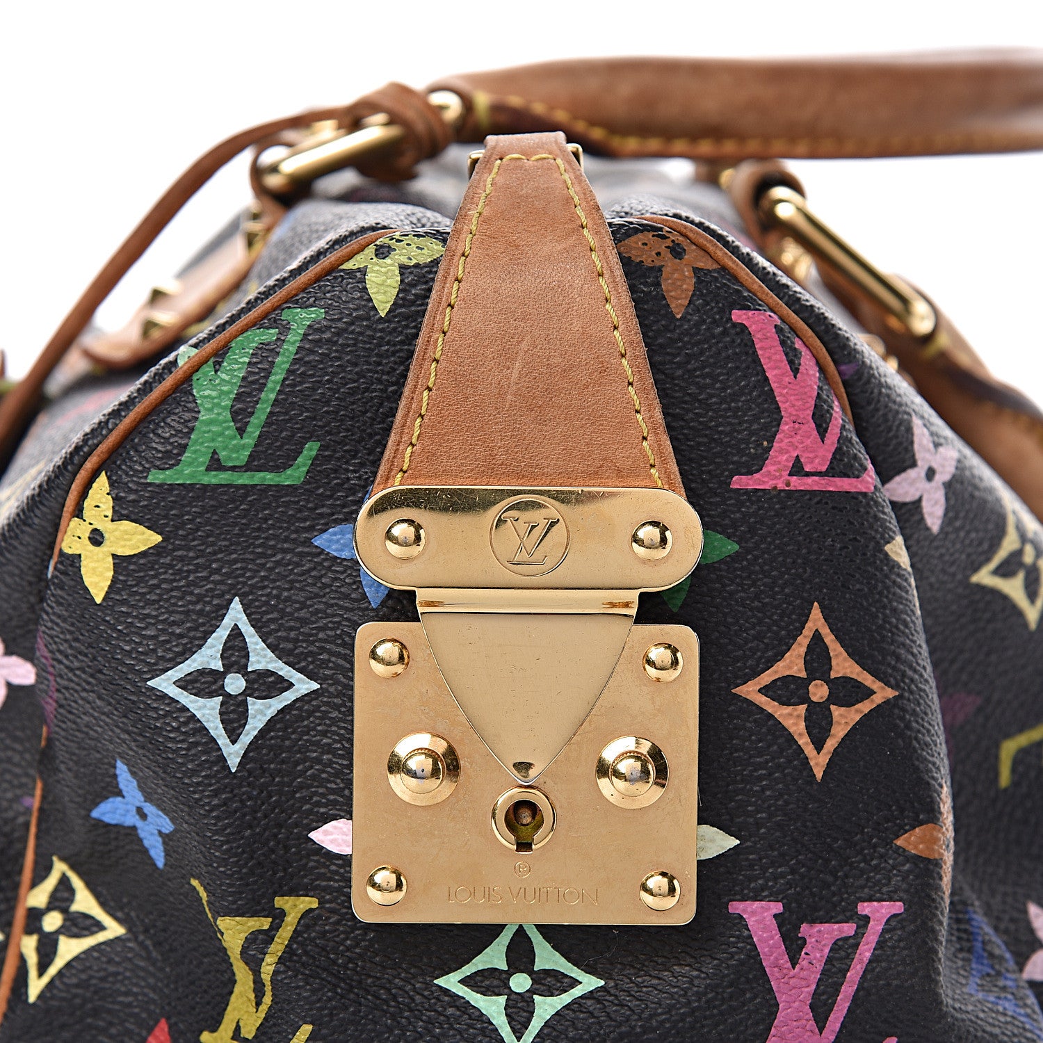 Louis Vuitton Monogram Multicolor Speedy 30 Black 8 of 18