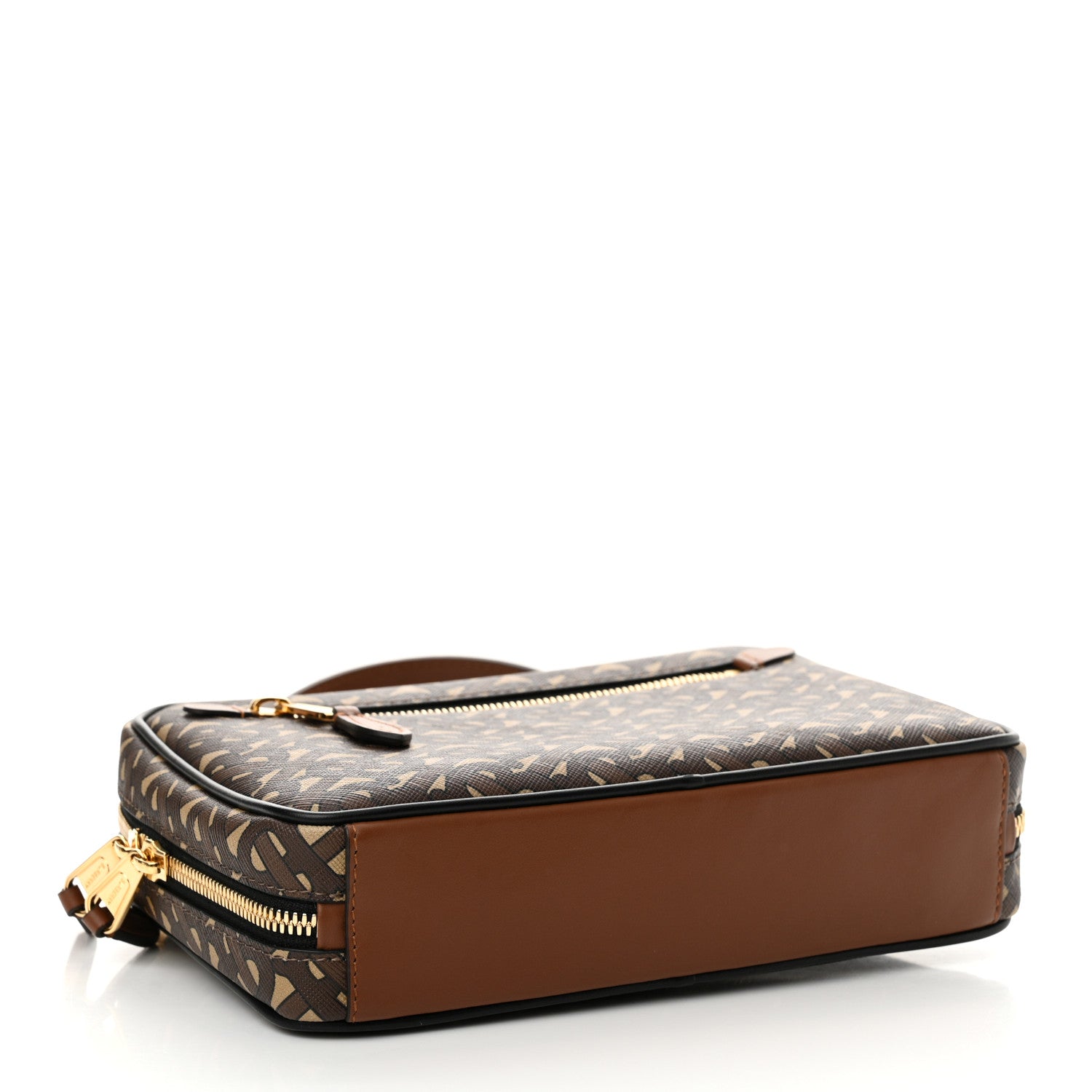 Burberry E-Canvas Monogram Camera Bag Bridle Brown 4 of 10