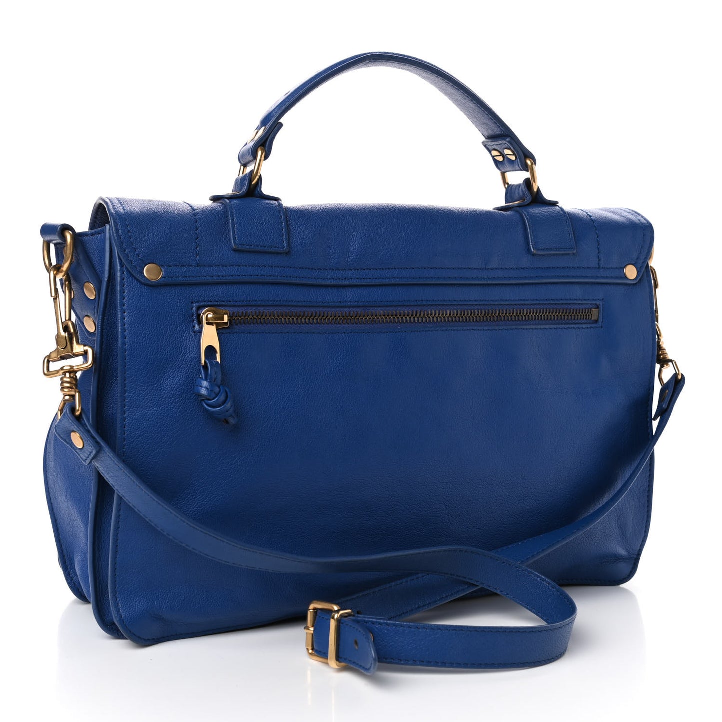 Lambskin Medium PS1 Satchel Royal Blue