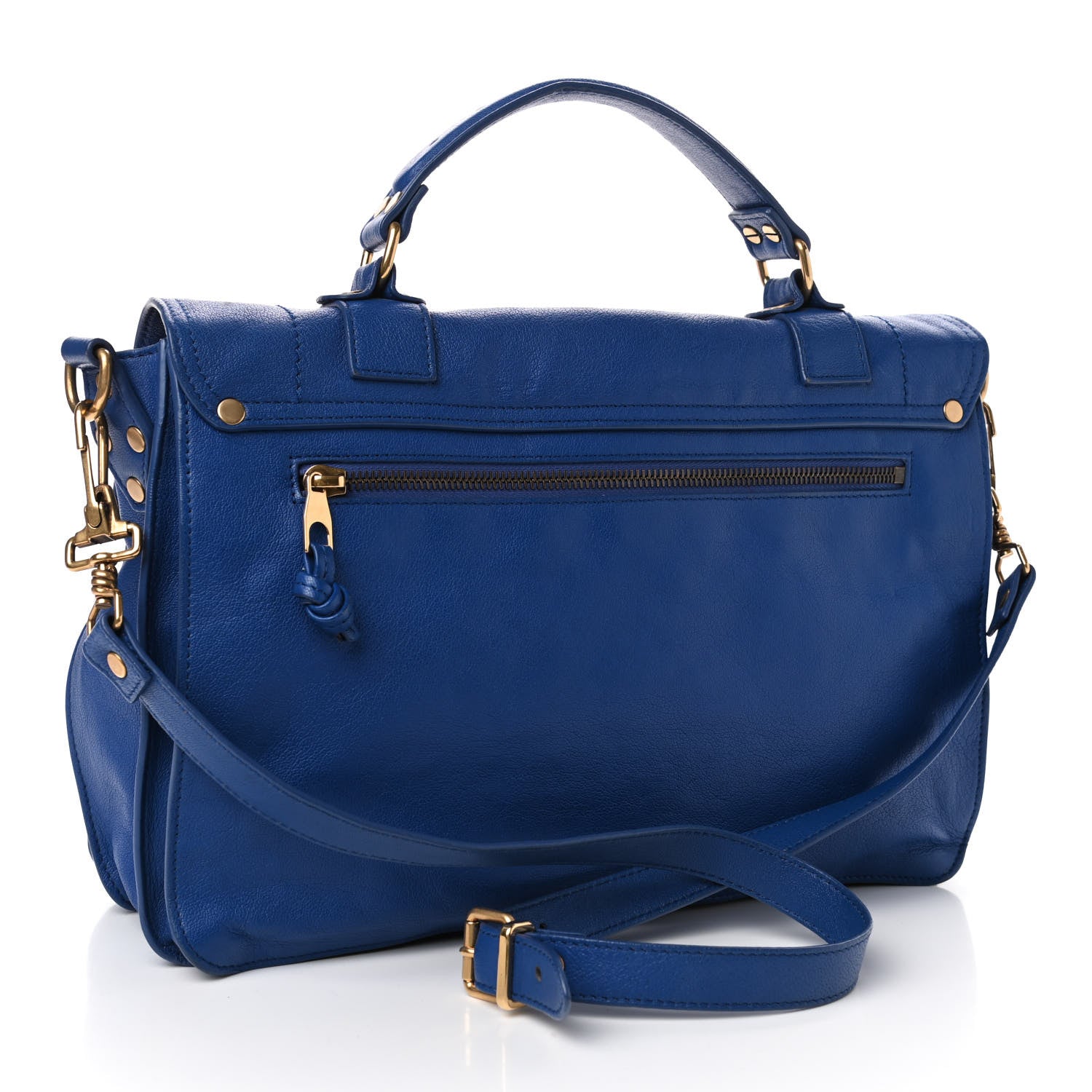Proenza Schouler Lambskin Medium PS1 Satchel Royal Blue 2 of 4