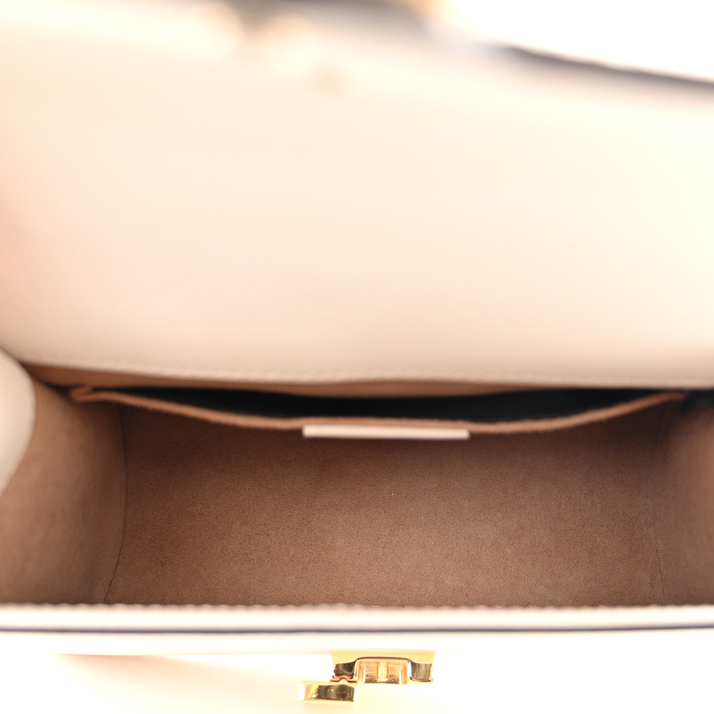 Calfskin Mini Sylvie Chain Shoulder Bag White