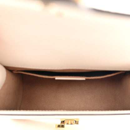 Gucci Calfskin Mini Sylvie Chain Shoulder Bag White 5 of 11