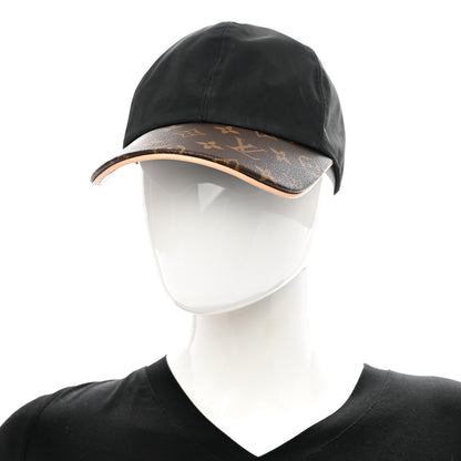 Louis Vuitton Polyester Silk Monogram LV Get Ready Cap M Black 2 of 11