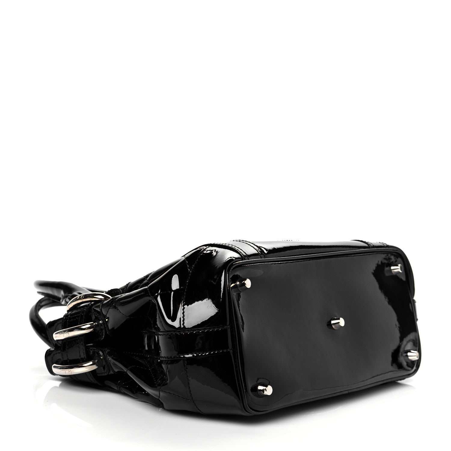 Burberry Patent Quilted Beaton Black 4 of 9