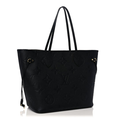 Louis Vuitton Empreinte Monogram Giant Neverfull MM Black 4 of 10