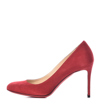Christian Louboutin Suede Fifi 80 Pumps 38 Red 1 of 8