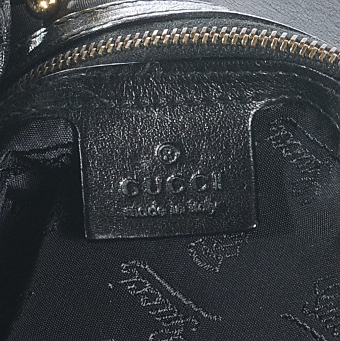 Gucci Leather Large Jockey Hobo Black 6 of 7