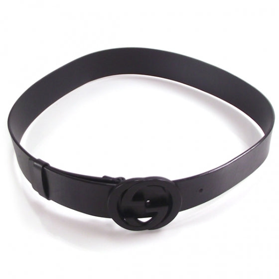 Gucci Leather GG Belt Black 1 of 5