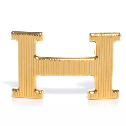 Hermes 32mm H Belt Buckle Gold 1 of 5