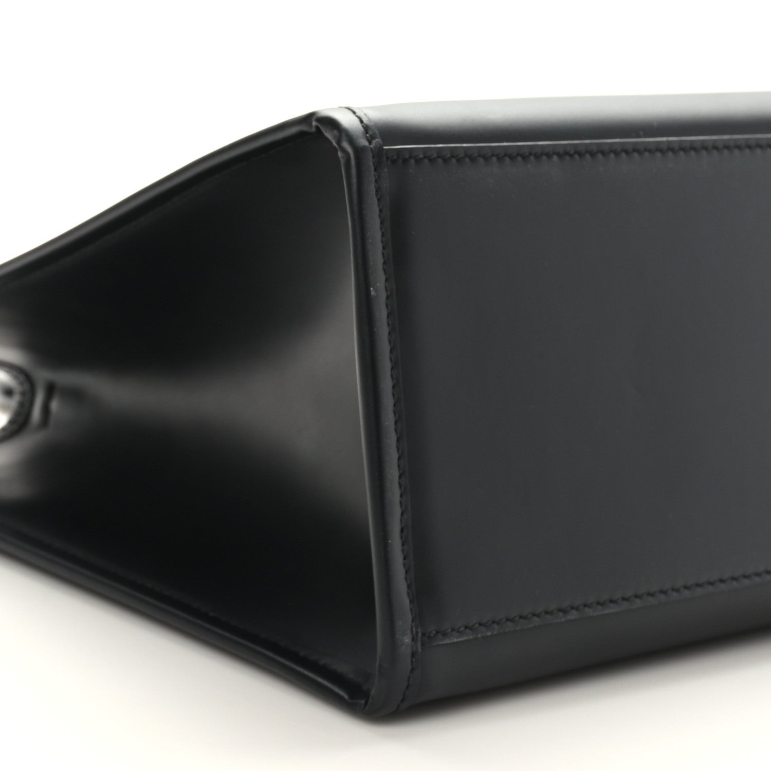 Fendi X VERSACE Calfskin Plexiglass Fendace Medium Fendi Sunshine Shopper Tote Black 7 of 8