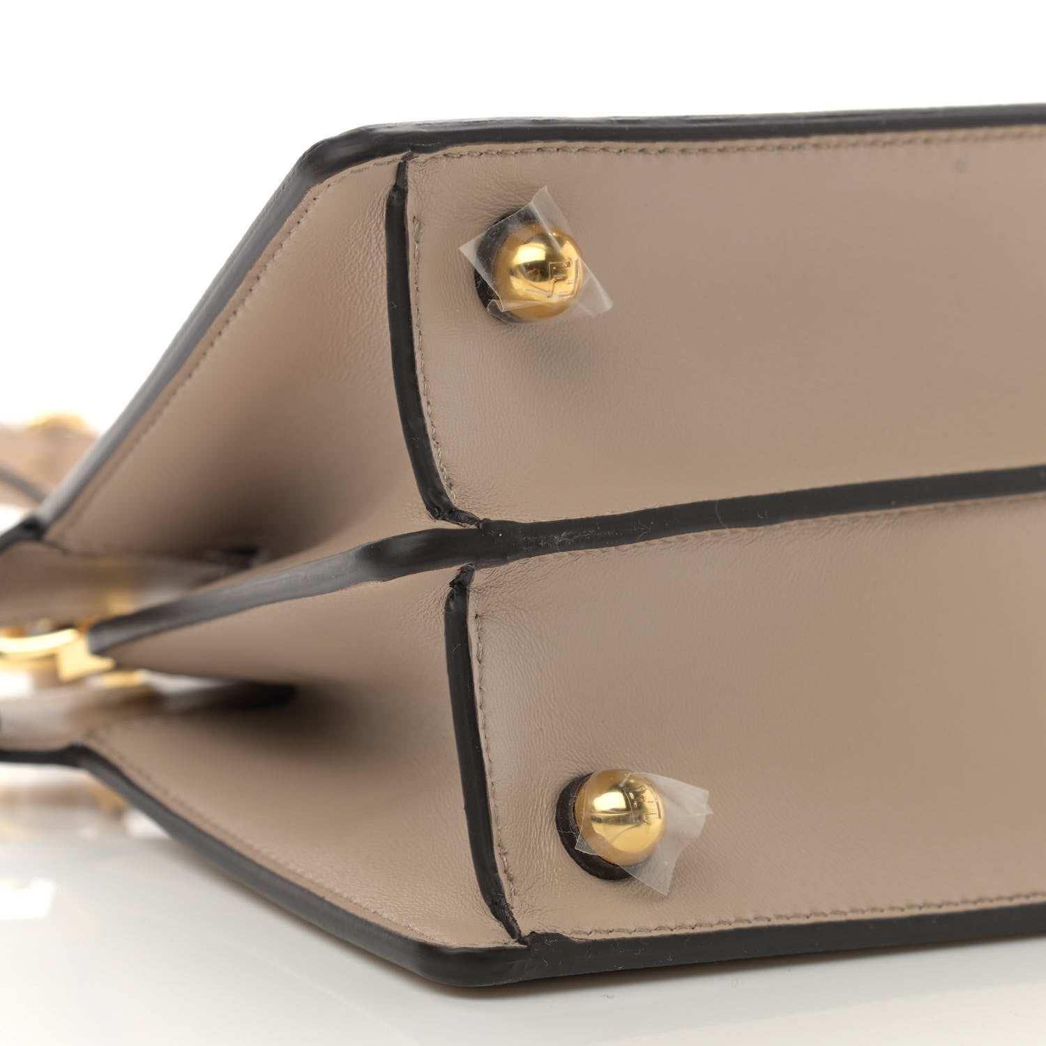 Fendi Shiny Nappa Petite Peekaboo I SEE U Satchel Nuvola 9 of 10