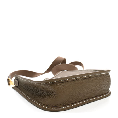 Hermes Taurillon Clemence Evelyne TPM Etoupe 4 of 10