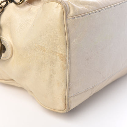 Balenciaga Agneau Classic Hardware Box Bag White 13 of 15