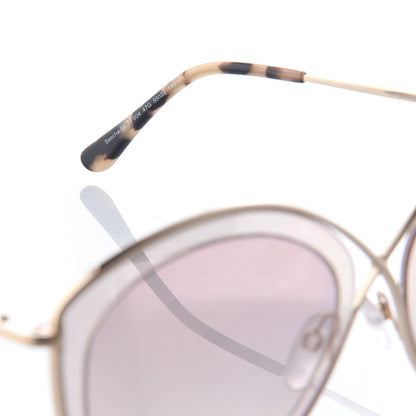Tom Ford Sascha 02 Round Sunglasses TF604 Gold Tortoise 5 of 8