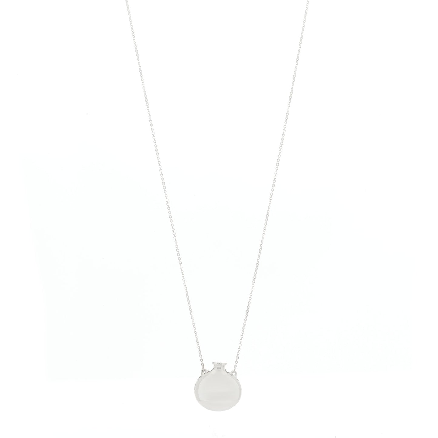 Sterling Silver Elsa Peretti Bottle Pendant Necklace