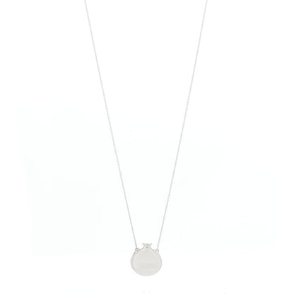 Tiffany Sterling Silver Elsa Peretti Bottle Pendant Necklace 1 of 5