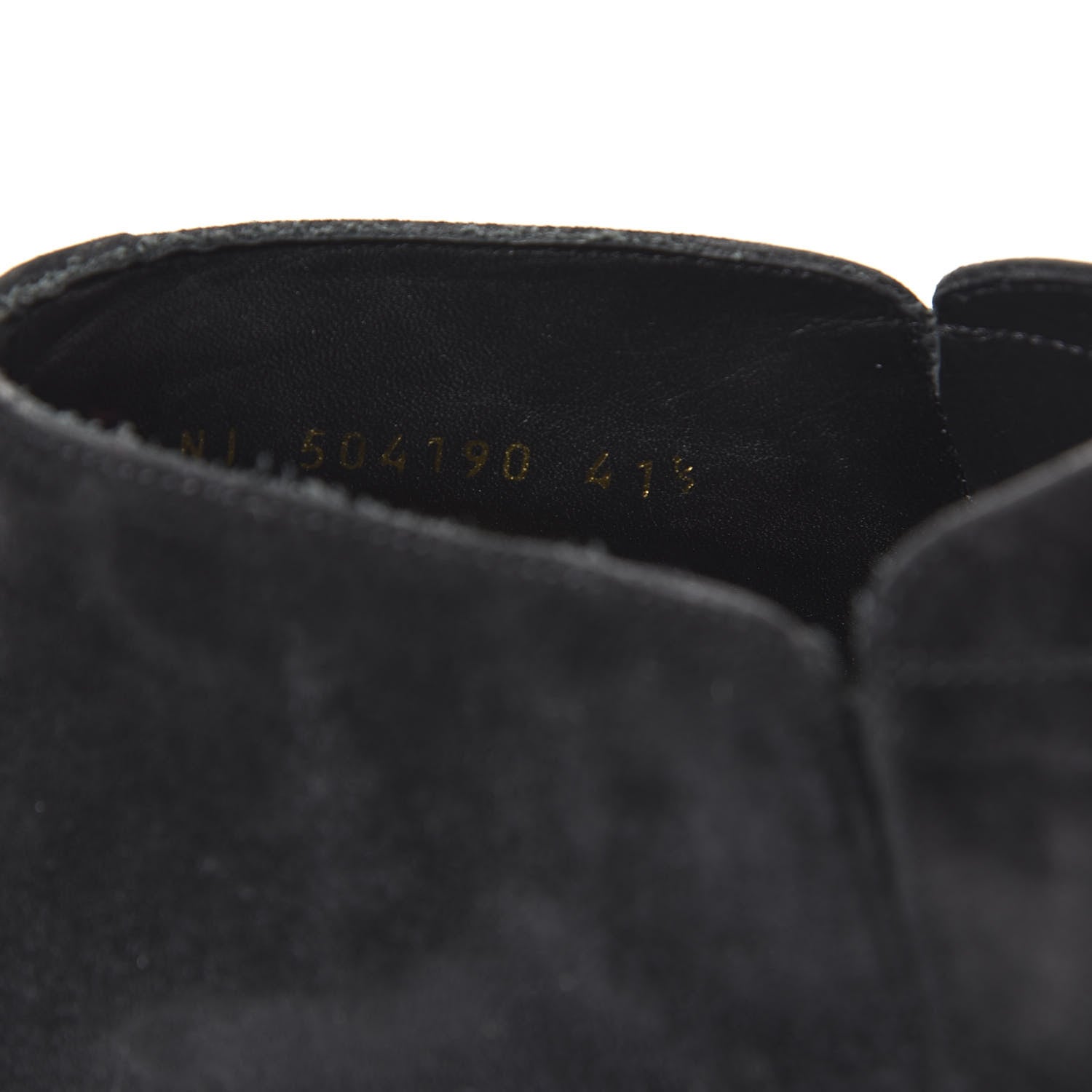 Saint Laurent Suede Slim Chelsea Boots 41.5 Black 7 of 10