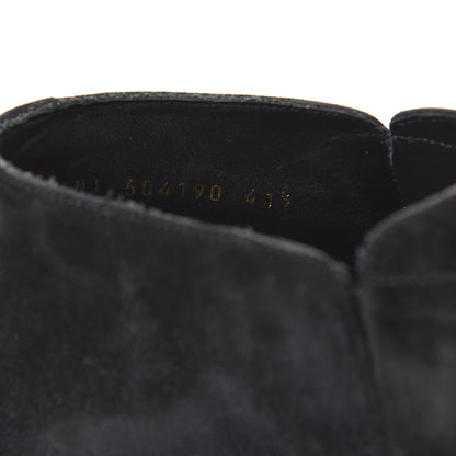 Saint Laurent Suede Slim Chelsea Boots 41.5 Black 7 of 10